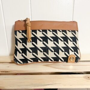 Spartina 449 Black and Tan Clutch
